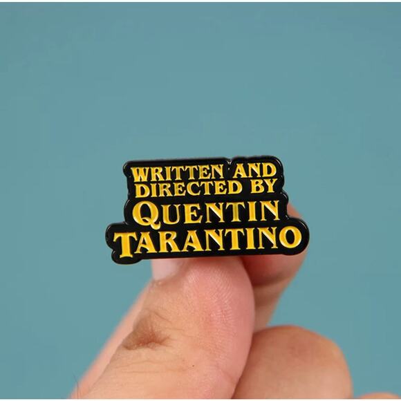 Written and Directed By Quentin Tarantino Pulp Fiction Enamel Pins 423-1 - Picture 2 of 4